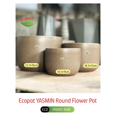 Ecopot YASMIN Round Flower Pot